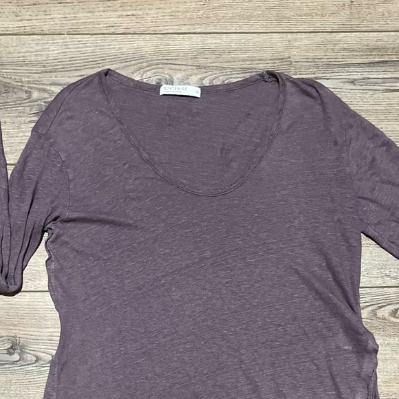 Oversized linen purple stateside xs, small or medium top - Picture 4 of 5